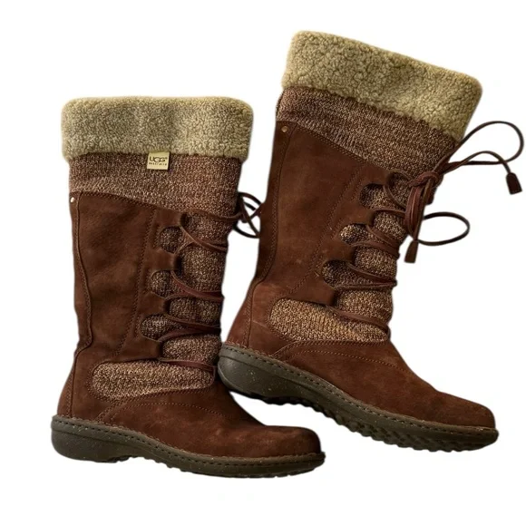 UGG Australia Torrey Woven
Winter Boots Women’s Size 8
39 Brown Leather Wool - Picture 11 of 11